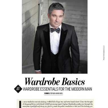 15 Wardrobe essentials for the modern male | Stephen Handisides